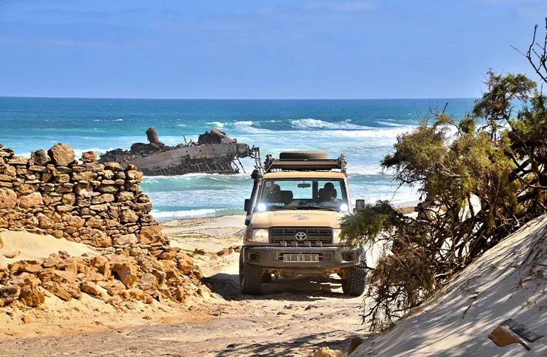 Expédition Jeep Boa Vista : Épave et Désert de Viana 4