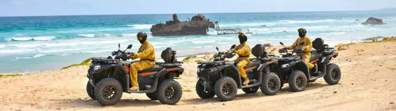 Quad Tour Boa Vista : Épave et Désert de Viana 2